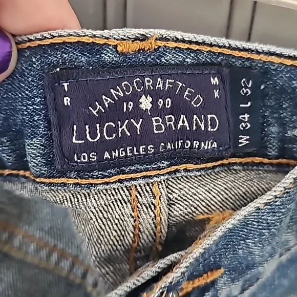 Mens Lucky Brand jeans 34x32. NWT - Picture 4 of 6